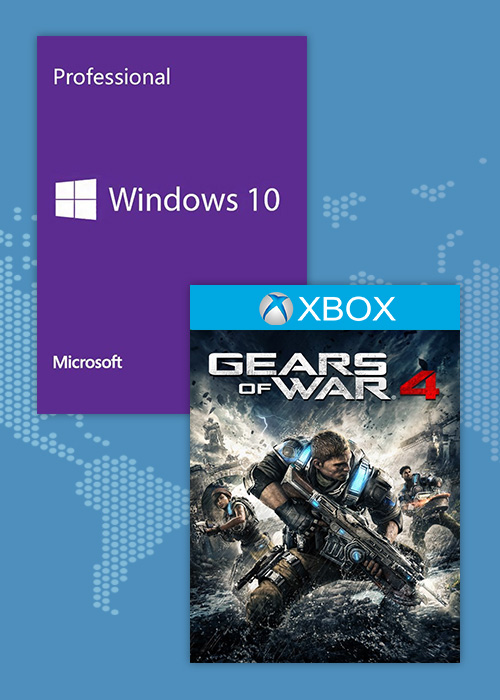 cdkdeals.com, Gears Of War 4 + Microsoft Windows 10 Pro OEM CD Key Pack Gears Of War 4 + Microsoft Windows 10 Pro OEM CD Key Pack