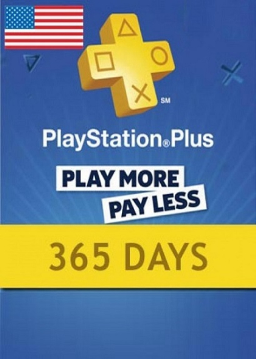 Playstation Plus 365 Days Card North America