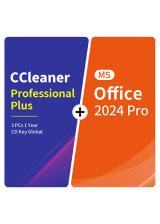 CCleaner Professional Plus 3 PCs 1 Year CD Key Global+MS Office2024 Pro  Pack
