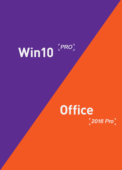 Official Win10 PRO OEM + Office2016 Professional Plus Keys Pack