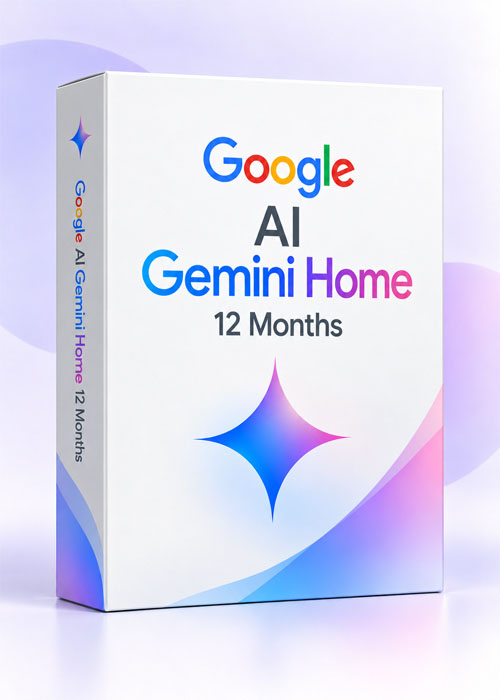 cdkdeals, Google AI Gemini Home 12 Months (Family Share)