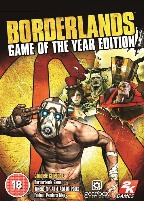 Borderlands Game of The Year  Steam CD Key