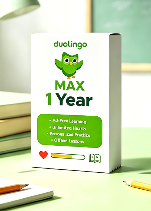 cdkdeals, Super Duolingo MAX 1 Year Subscription