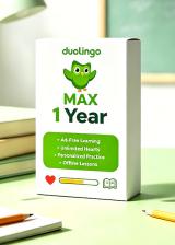cdkdeals.com, Super Duolingo MAX 1 Year Subscription